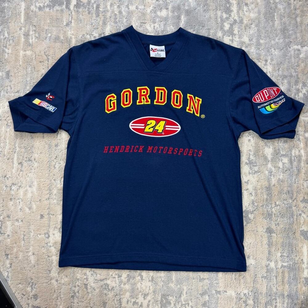 Vintage Jeff Gordon Kendrick Motor sports NASCAR Shirt DuPont Medium
